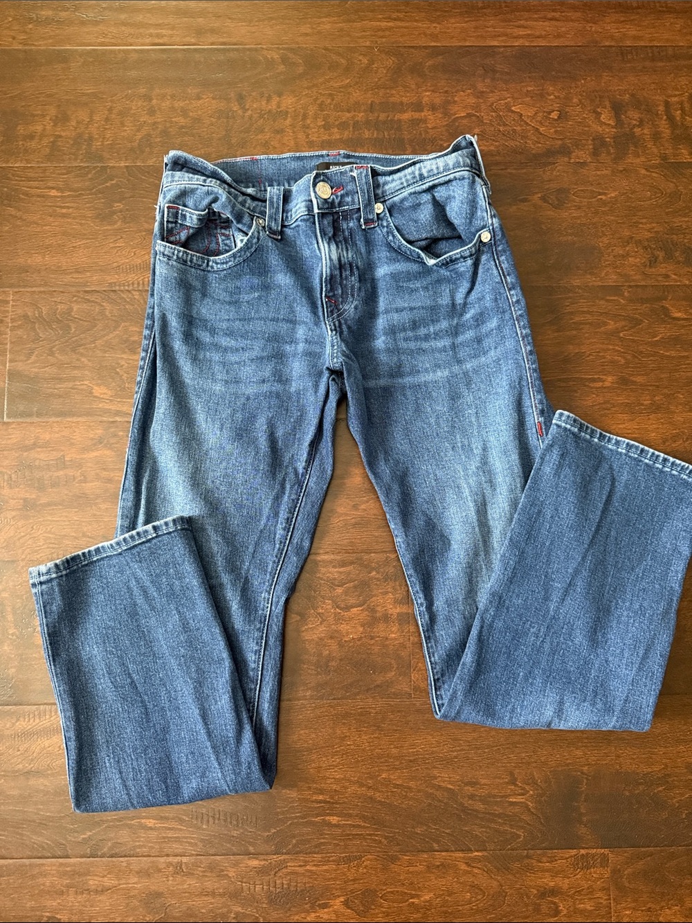 True Religion Men's Medium Blue Straight Jeans